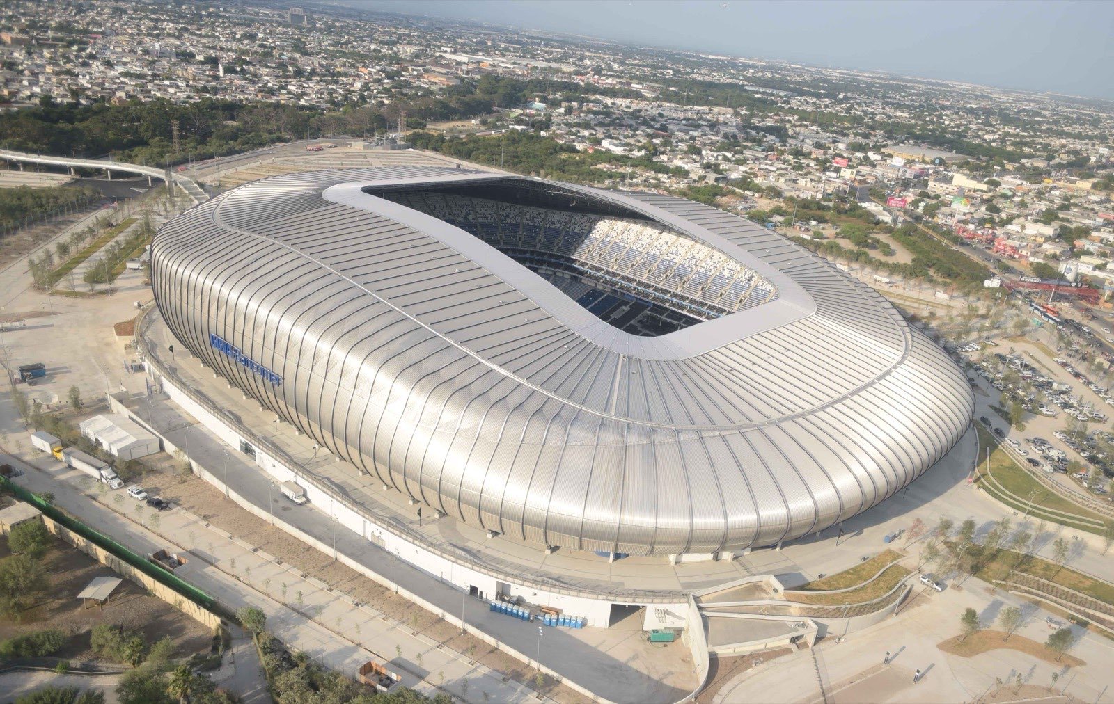 Estadio BBVA en Monterrey, sede del Mundial 2026